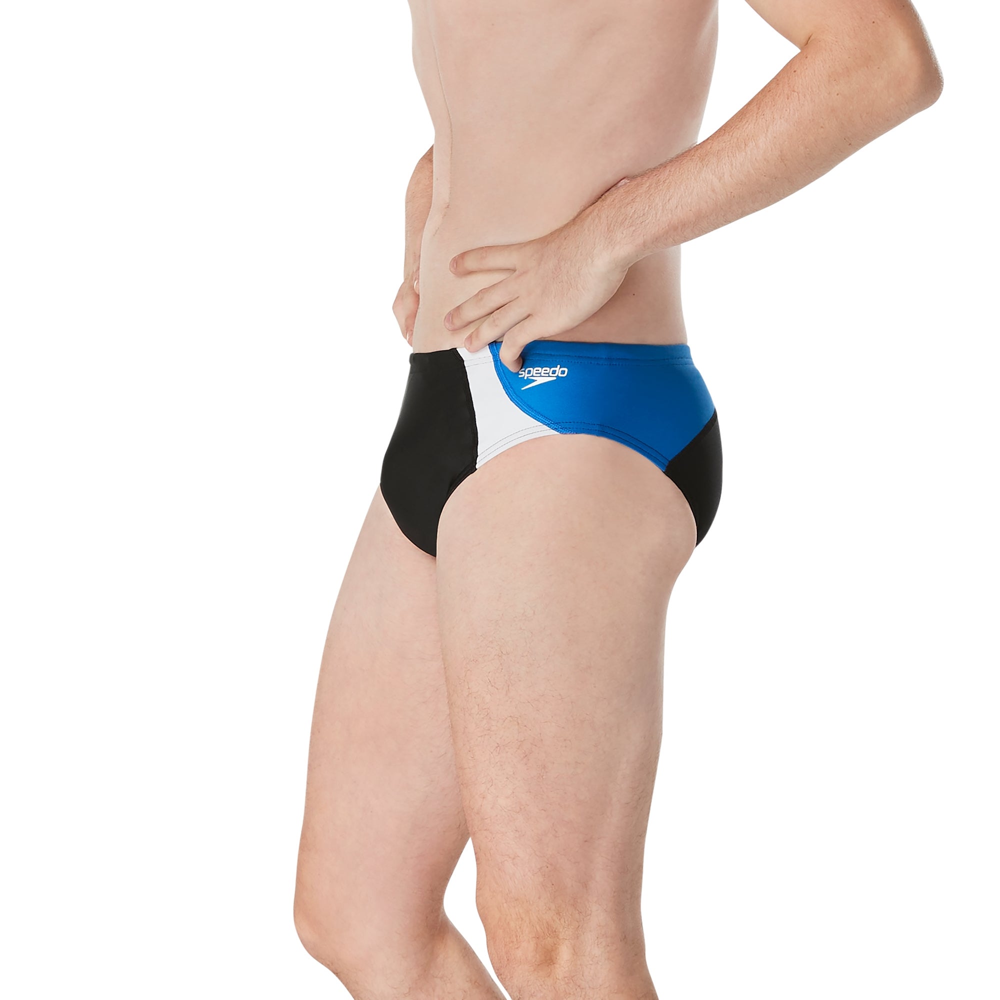 Men's Dual Colorblock One Brief Black | Speedo USA