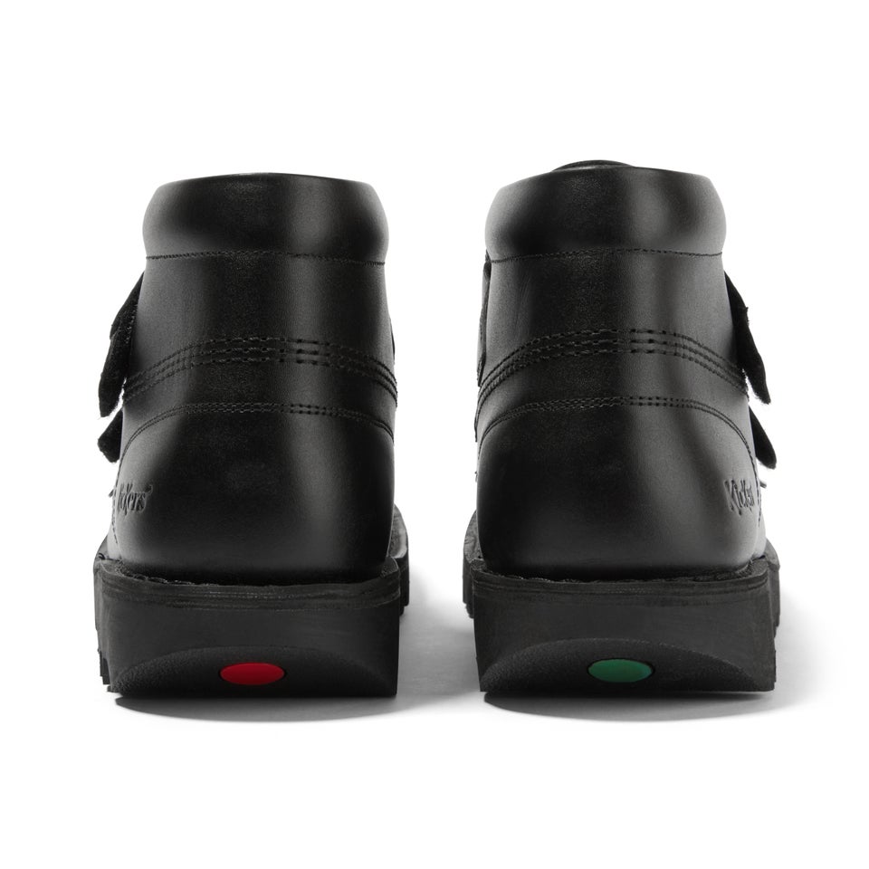 Adult Unisex Kick HI Vel Leather Black