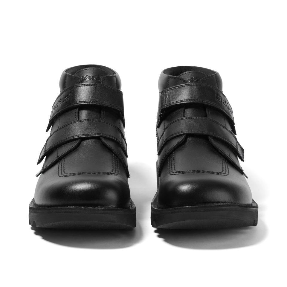 Adult Unisex Kick HI Vel Leather Black