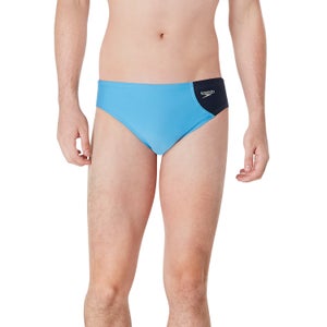 Men's Asymmetrical Colorblock One Brief Blue - 36