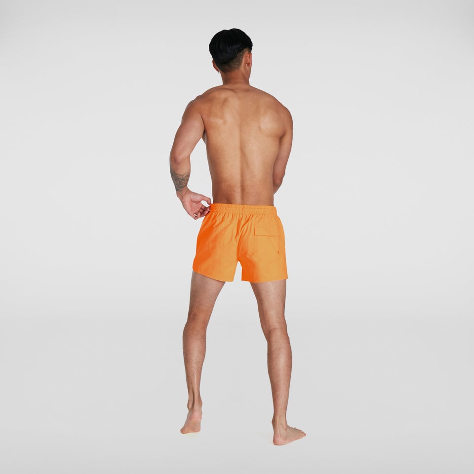 Men's Fitted Leisure 13" Swim Shorts Orange