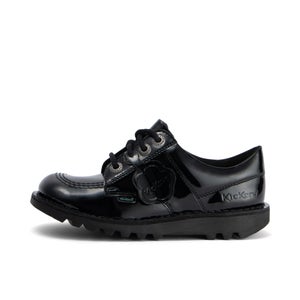Junior Girls Kick Lo Vegan Patent Leather Black - 2.5