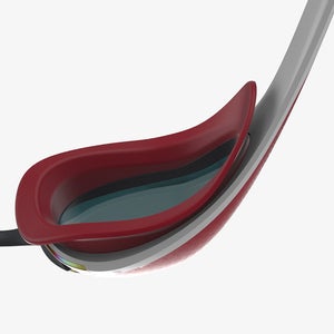 Lunettes de bain Adulte Fastskin Pure Focus Miroir blanc/rouge