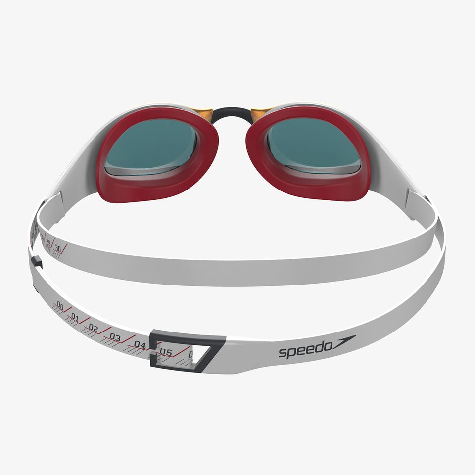 Lunettes de bain Adulte Fastskin Pure Focus Miroir blanc/rouge