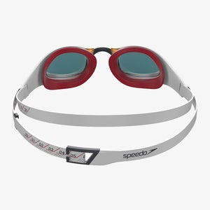Lunettes de bain Adulte Fastskin Pure Focus Miroir blanc/rouge