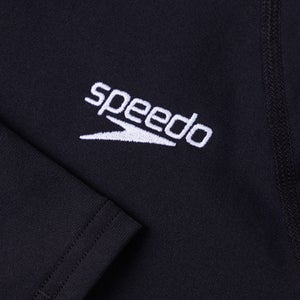 Bedrucktes langärmliges Rash Top Schwarz/Pink für Damen