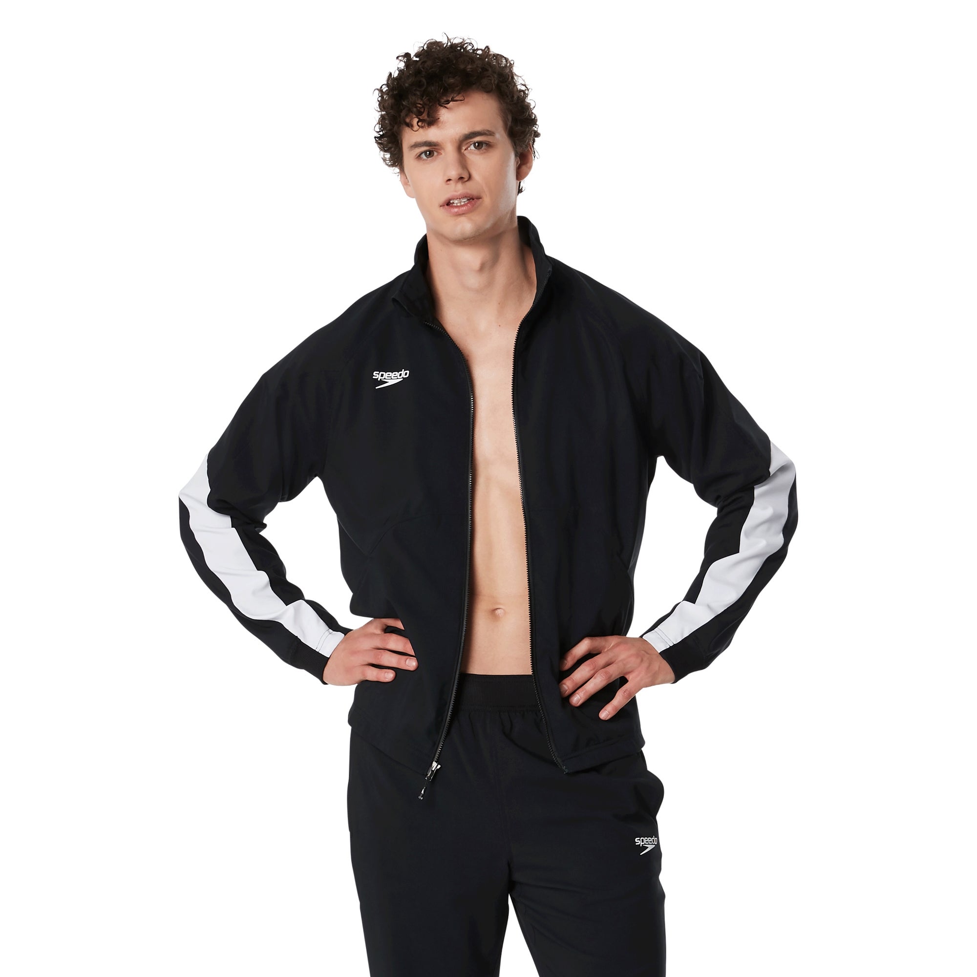 Men's Edge Warm Up Jacket Black