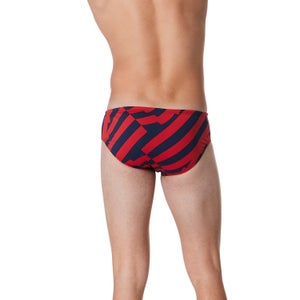 Men's Vortex Maze Brief Red