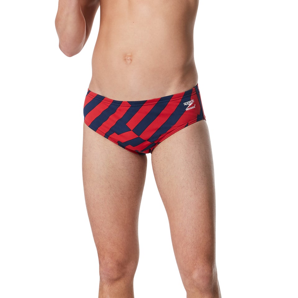 Men's Vortex Maze Brief Red