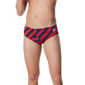 Men's Vortex Maze Brief Red