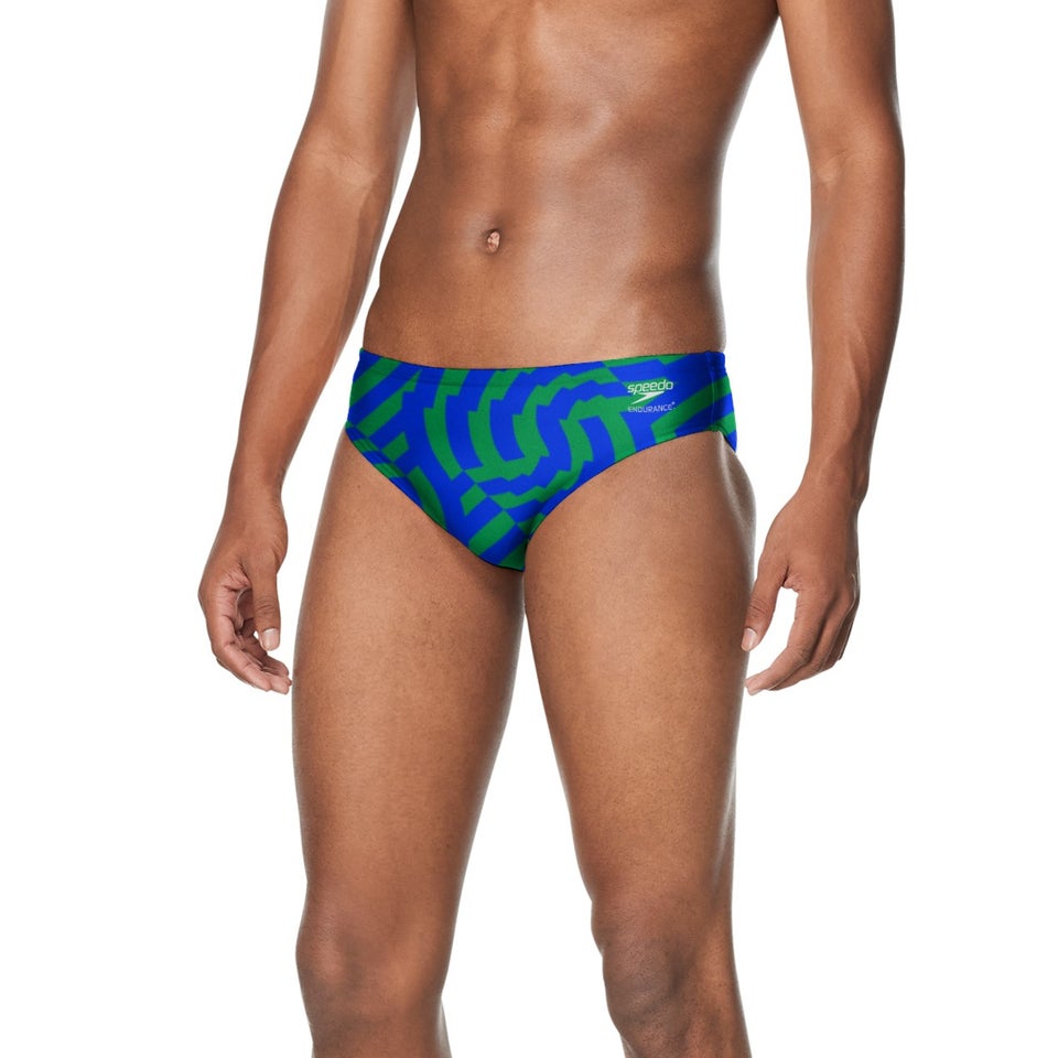 Men's Vortex Maze Brief Blue