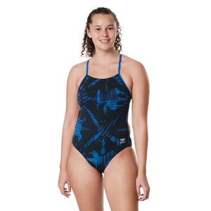 Women's Reflected One Back One Piece Blue