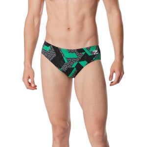 Men's Ruse Blocks Brief Green