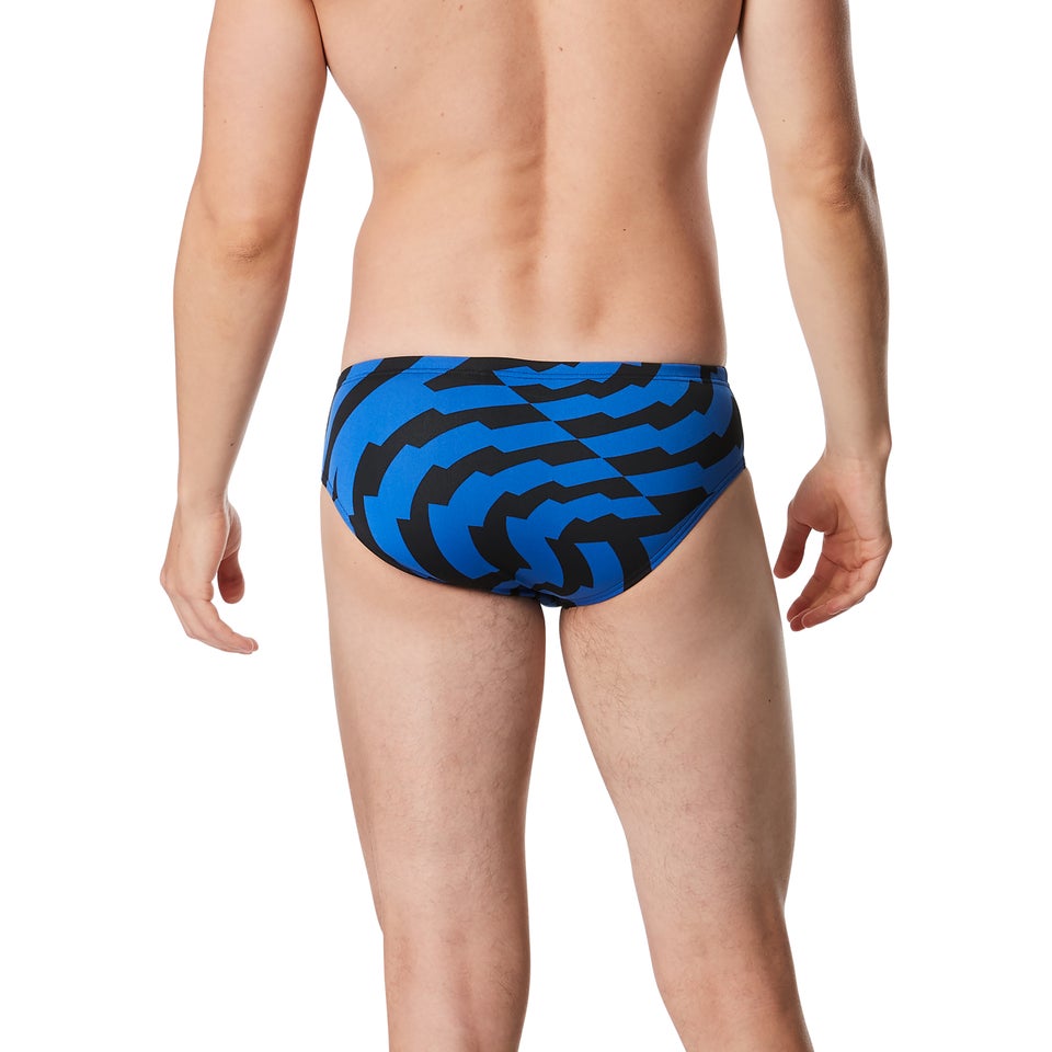 Men's Vortex Maze Brief Blue