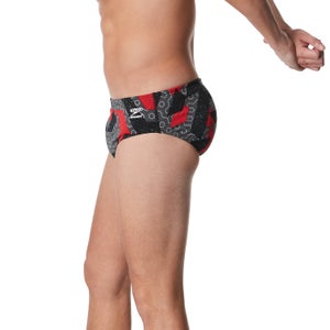 Men's Ruse Blocks Brief Red