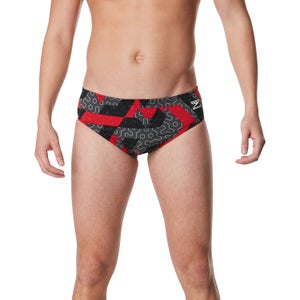 Men's Ruse Blocks Brief Red