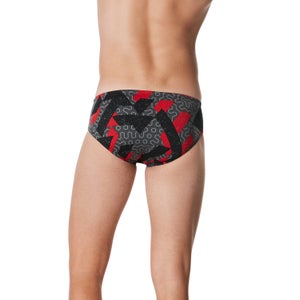 Men's Ruse Blocks Brief Red