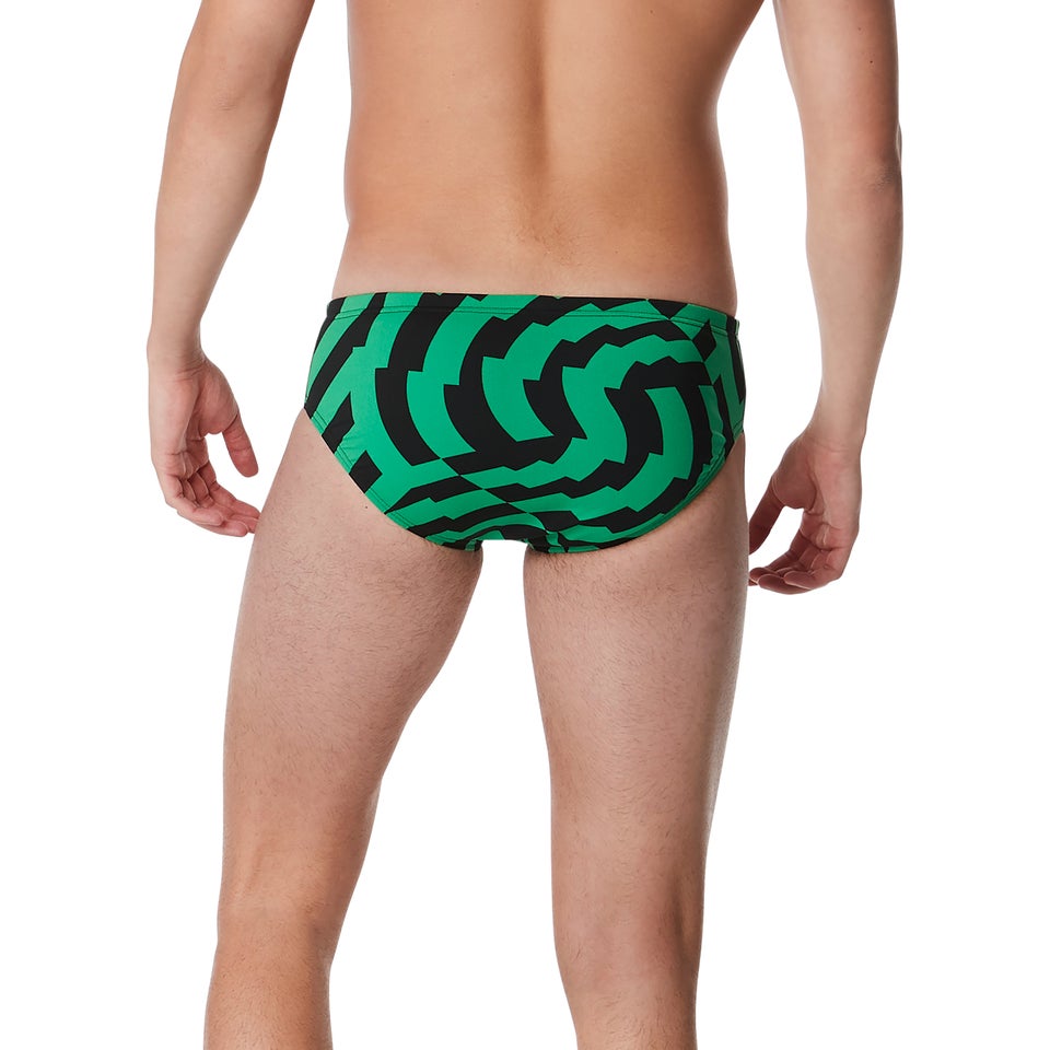 Men's Vortex Maze Brief Green