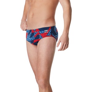 Men's Ruse Blocks Brief Red