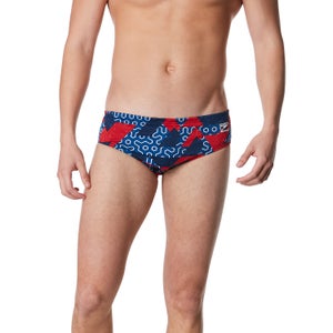 Men's Ruse Blocks Brief Red