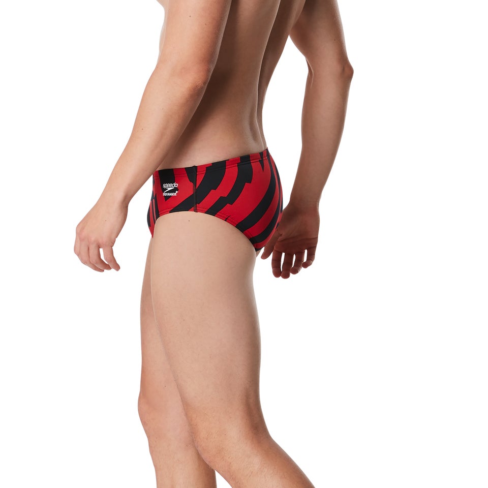 Men's Vortex Maze Brief Red