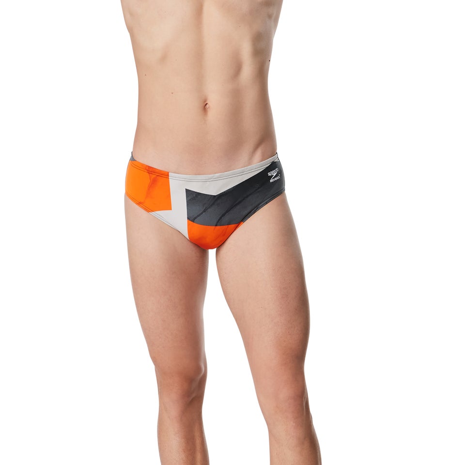 Men's Glimmer Brief Orange