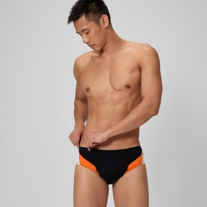 Men's Edge Splice Brief Orange