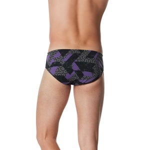 Men's Ruse Blocks Brief Purple