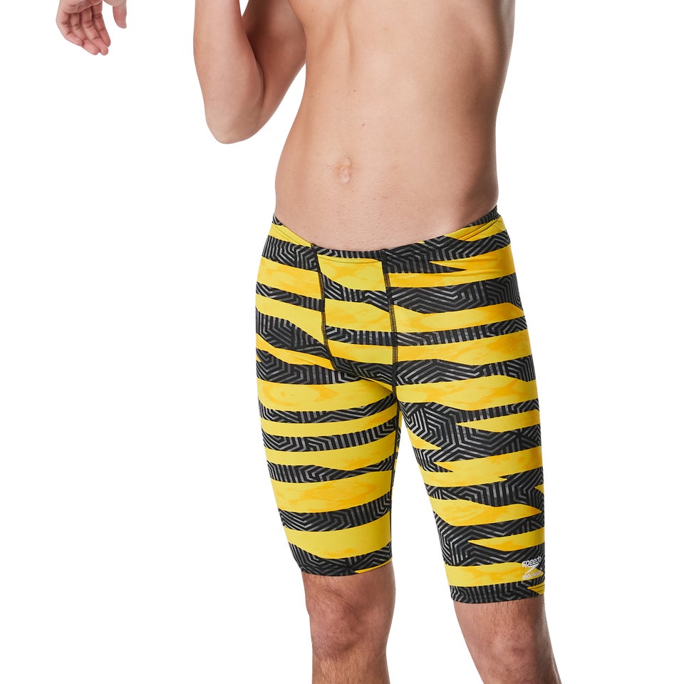 Men's Contort Stripes Jammer Yellow