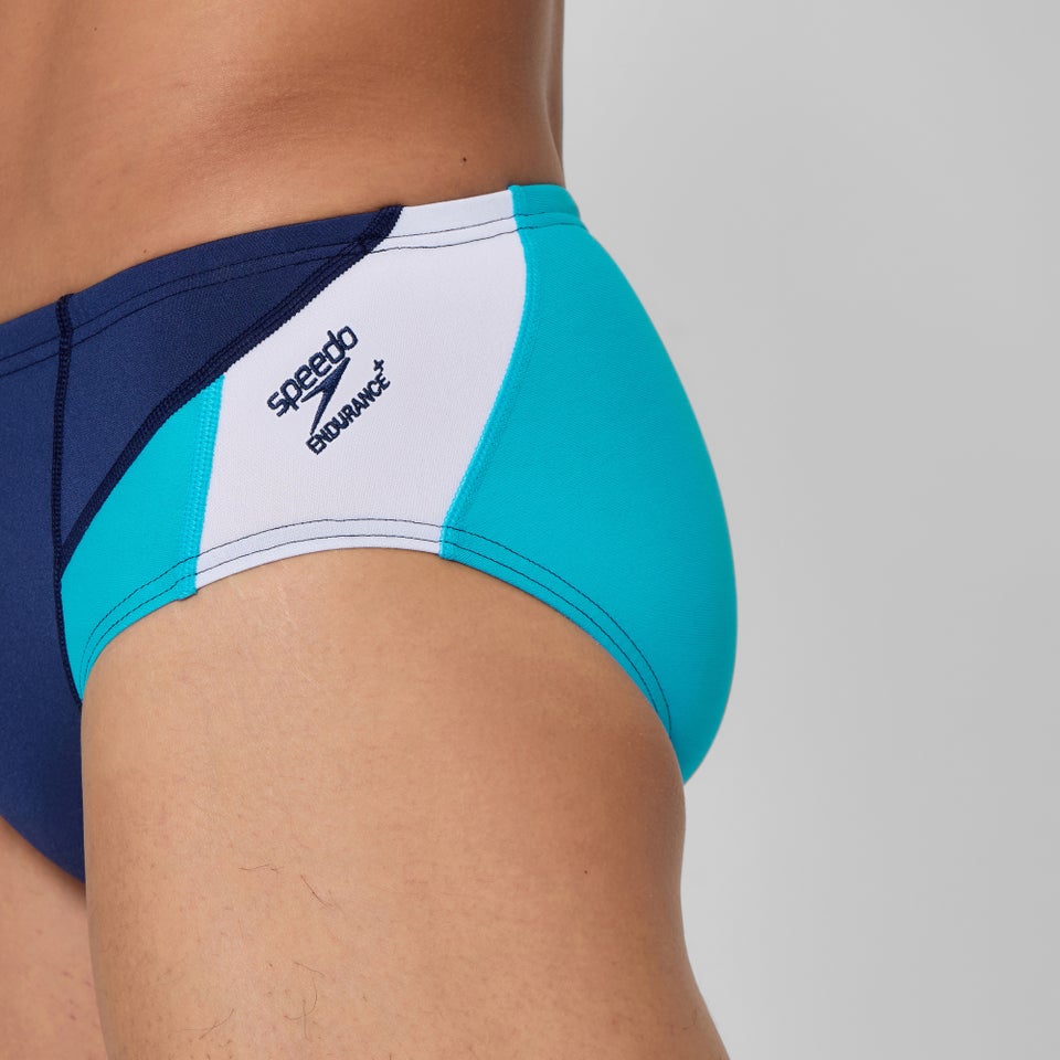 Men's Edge Splice Brief Navy/Blue