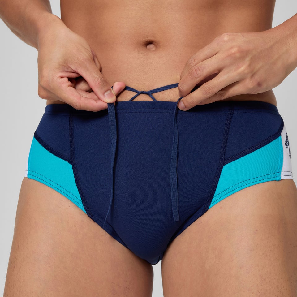 Men's Edge Splice Brief Navy/Blue