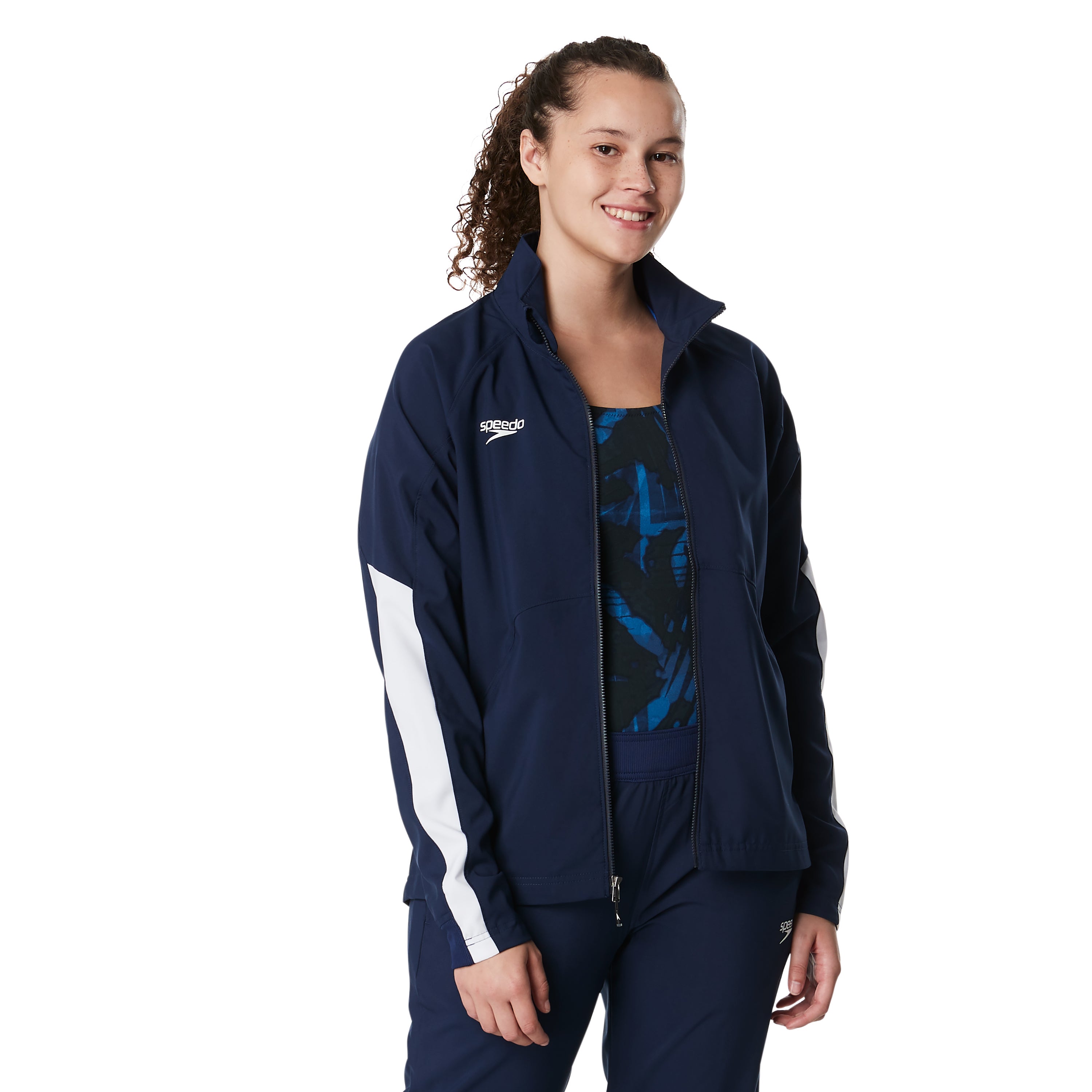 Blouson de survêtement Edge pour femmes, bleu marine
