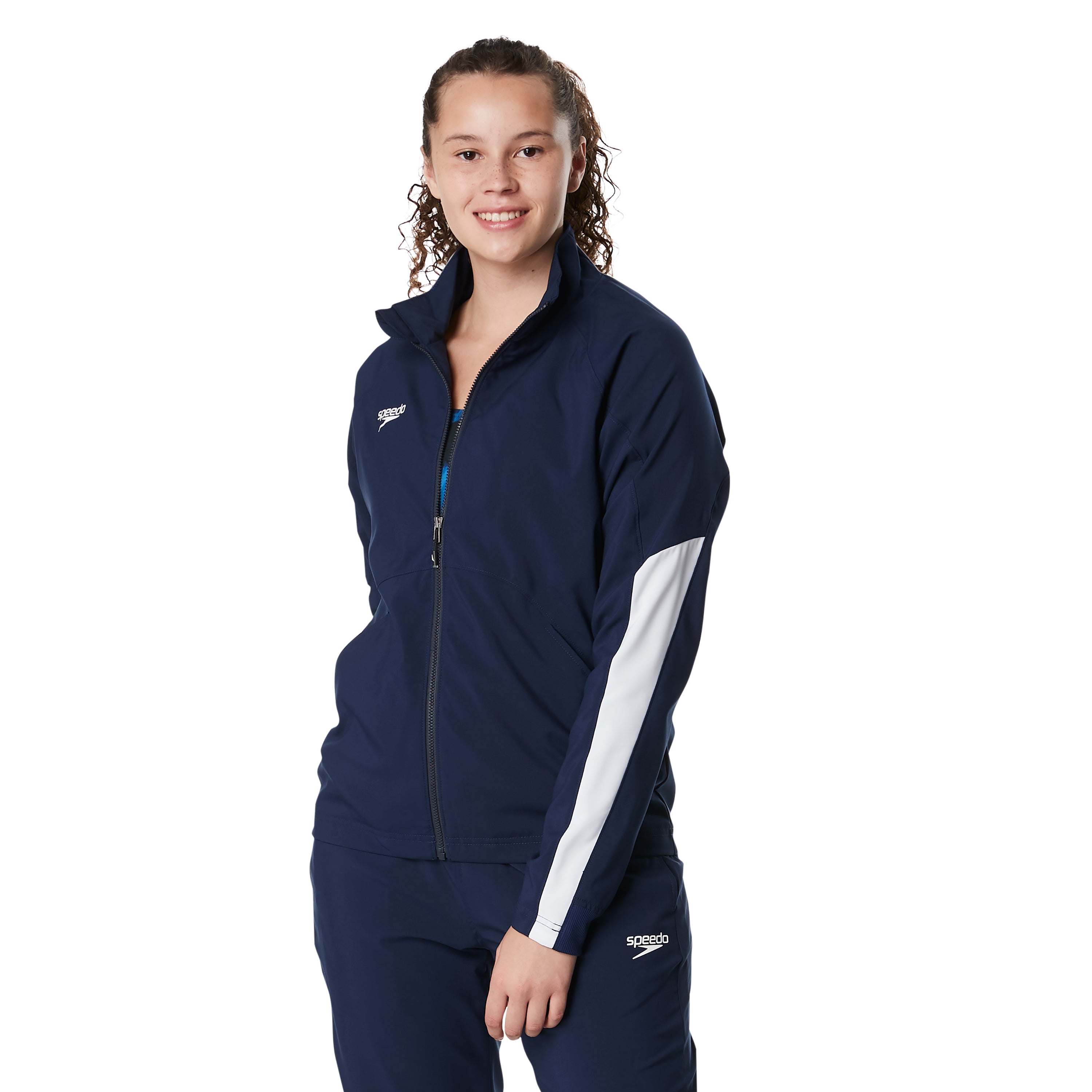 Blouson de survêtement Edge pour femmes, bleu marine