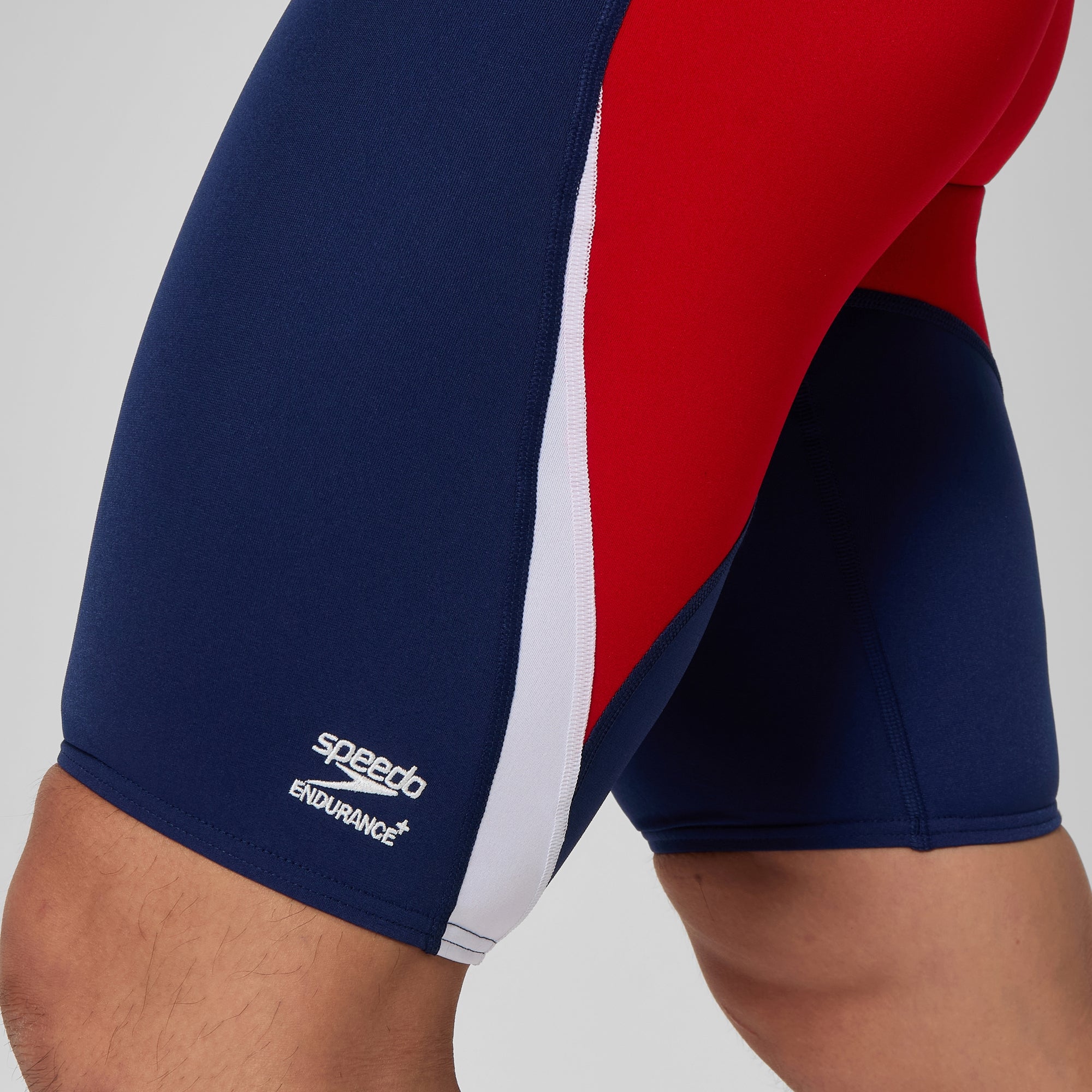 Men's Edge Splice Jammer Navy/Red | Speedo USA