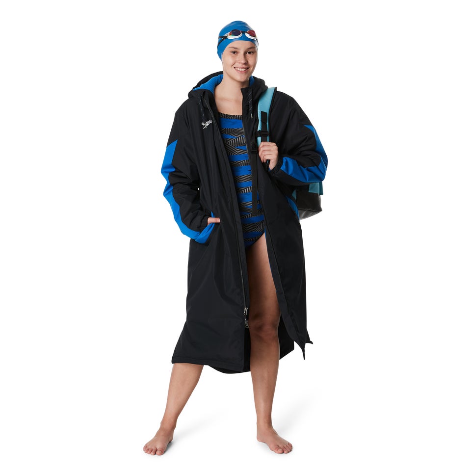 Women's Contort Stripes Crossback One Piece Blue