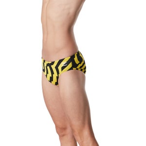 Men's Vortex Maze Brief Yellow