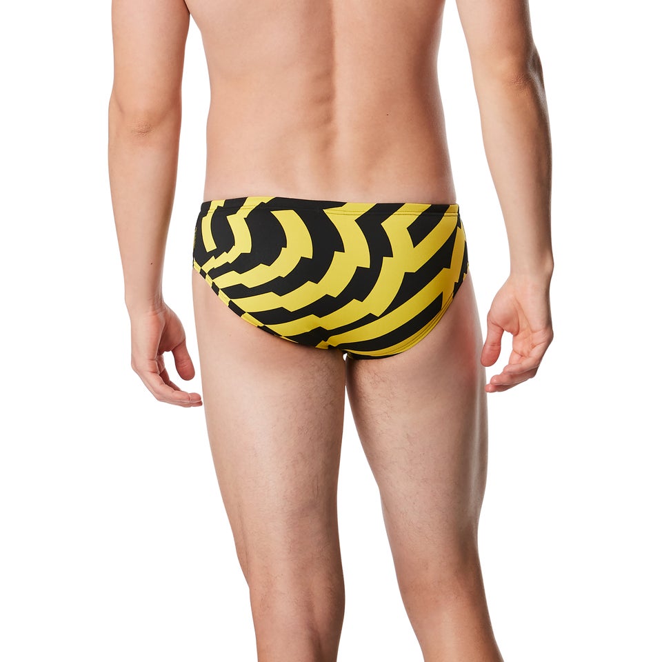 Men's Vortex Maze Brief Yellow