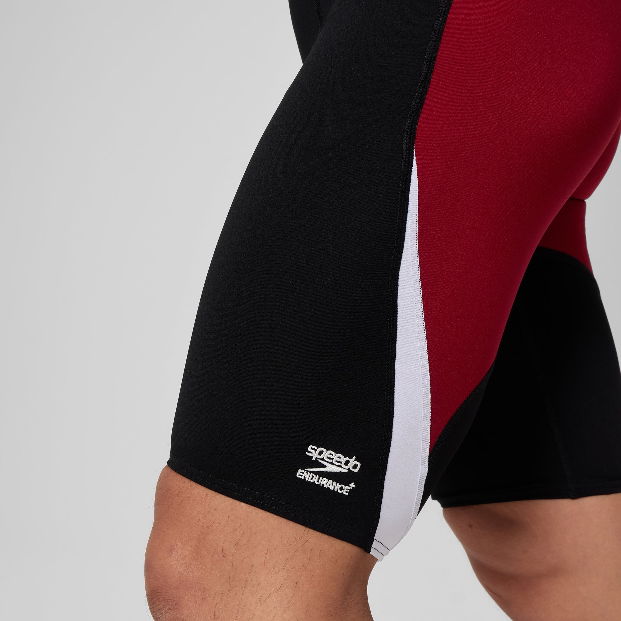 Men's Edge Splice Jammer Black/Red | Speedo USA