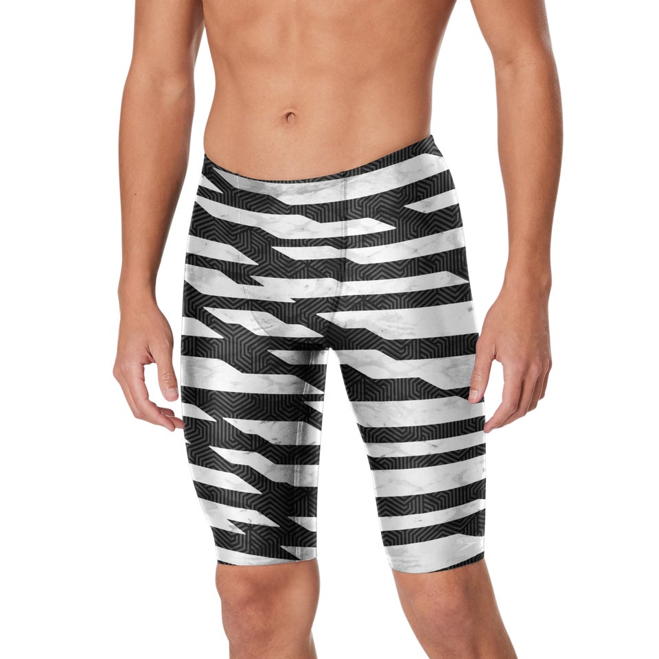 Men's Contort Stripes Jammer White/Black