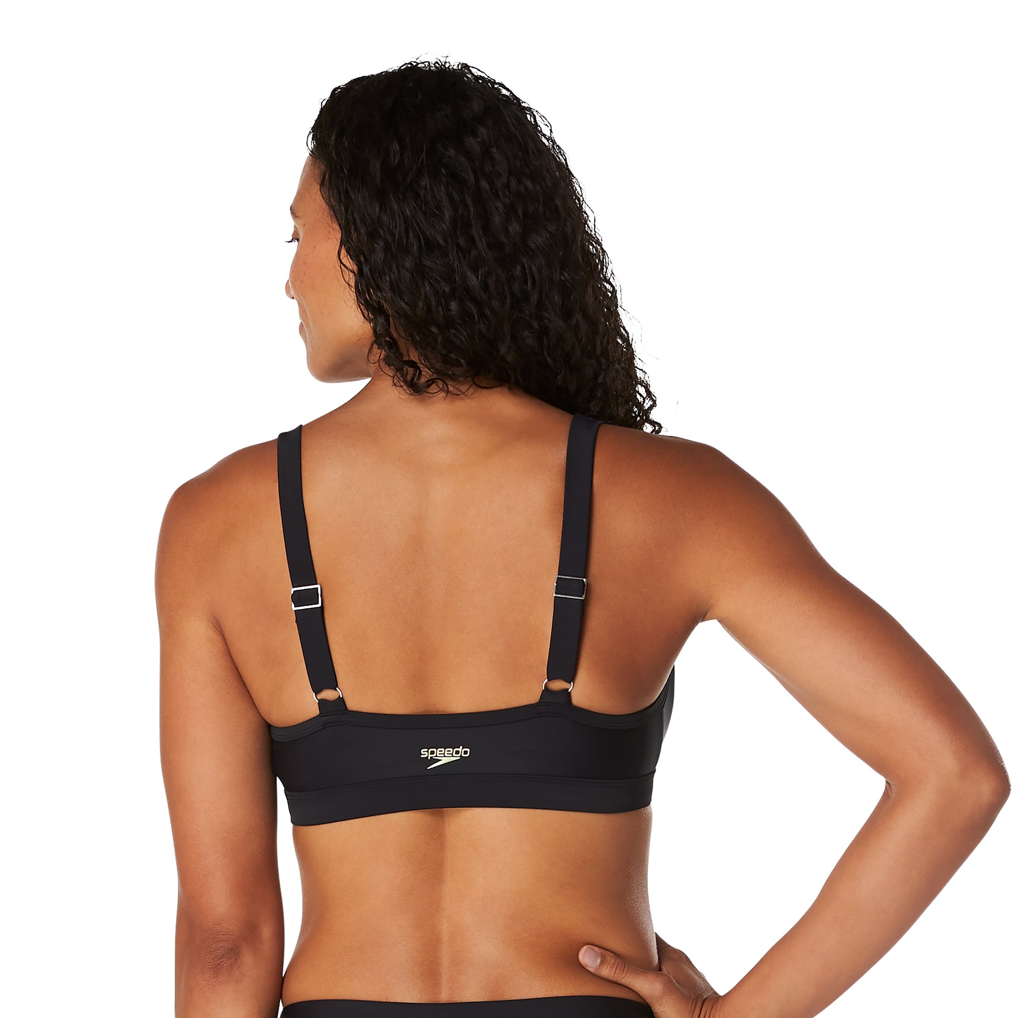 Women's Mesh Bikini Top Black | Speedo USA