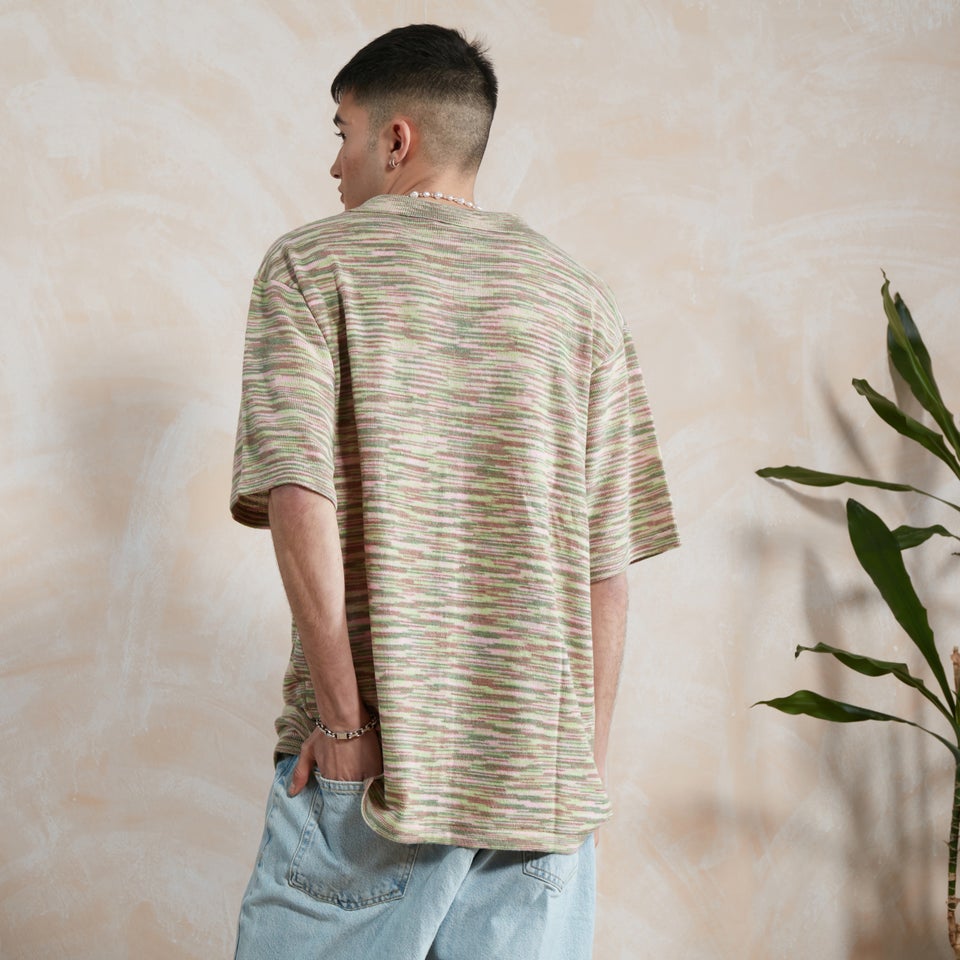 Men's Spacedye Knit Shirt Multi