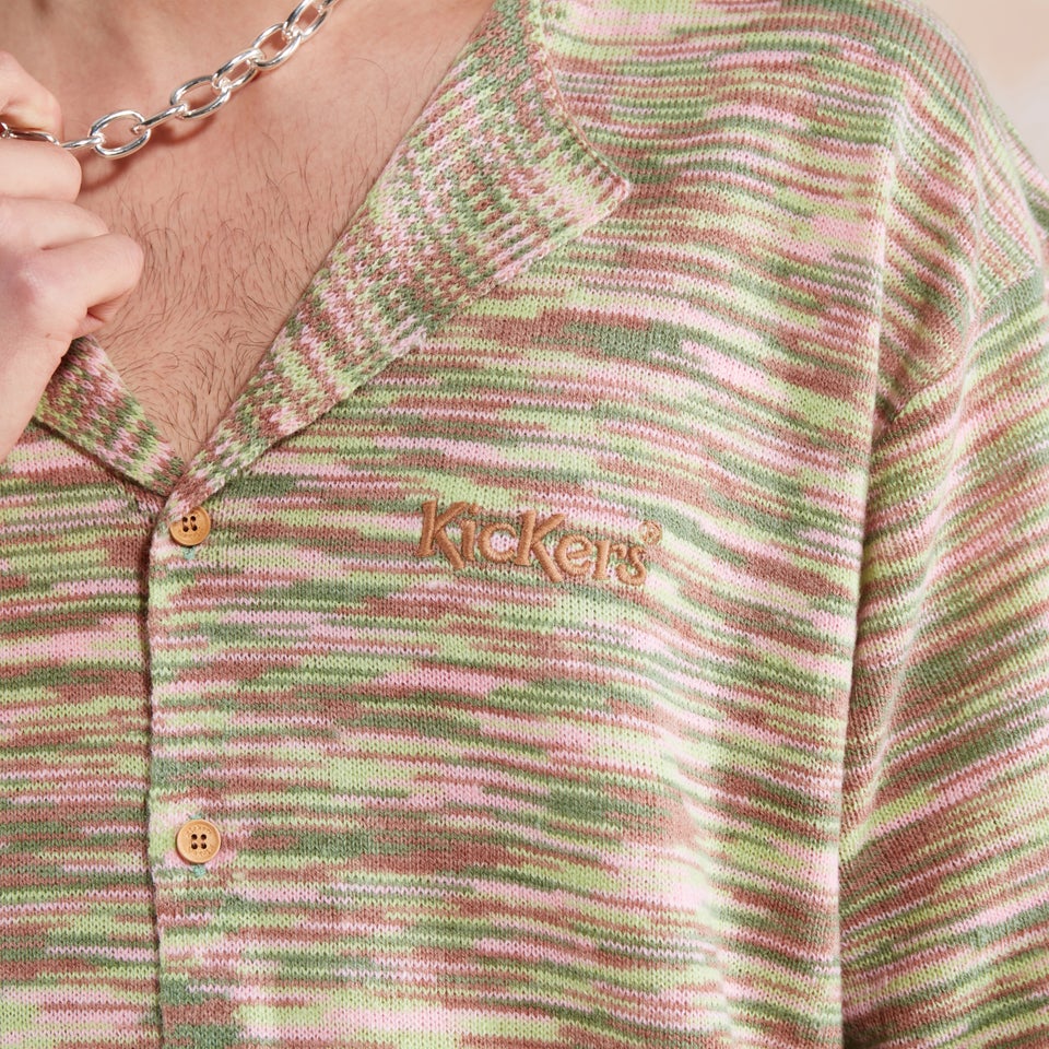 Men's Spacedye Knit Shirt Multi