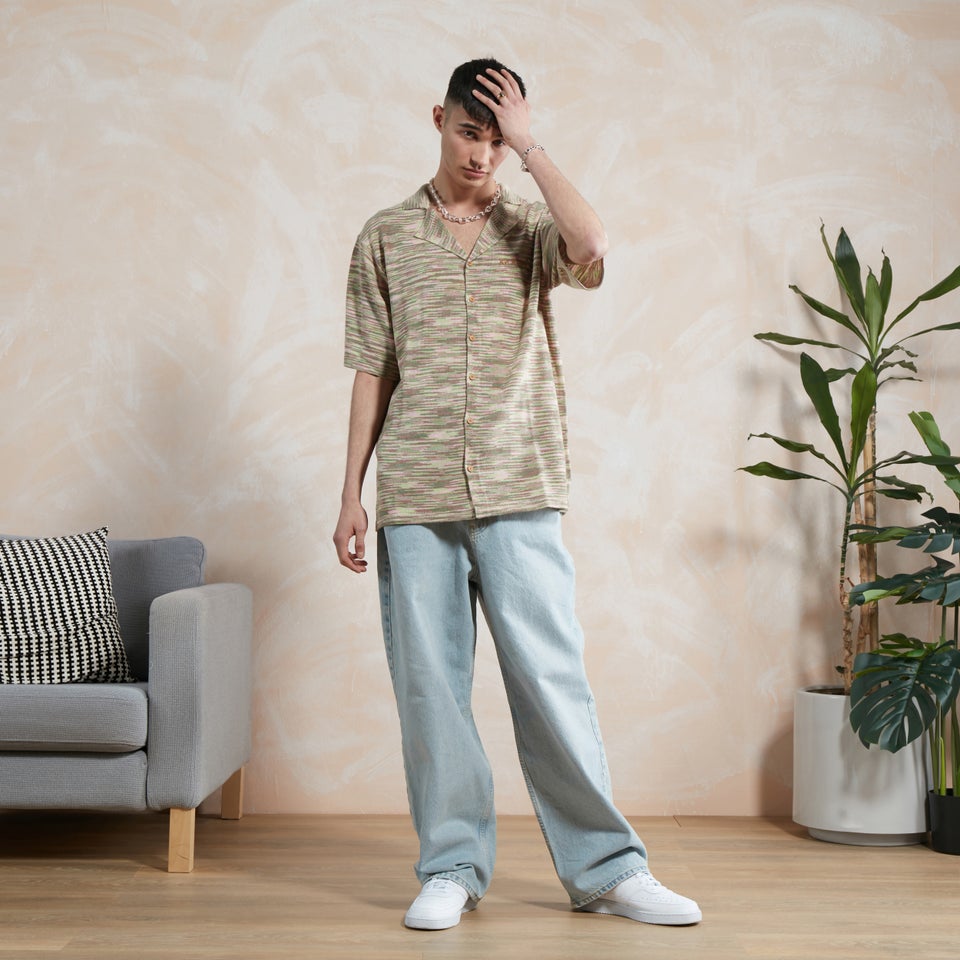 Men's Spacedye Knit Shirt Multi