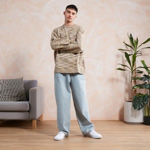 Men's Spacedye Knit Jumper Multi - XL