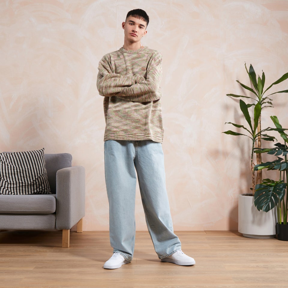 Men's Spacedye Knit Jumper Multi