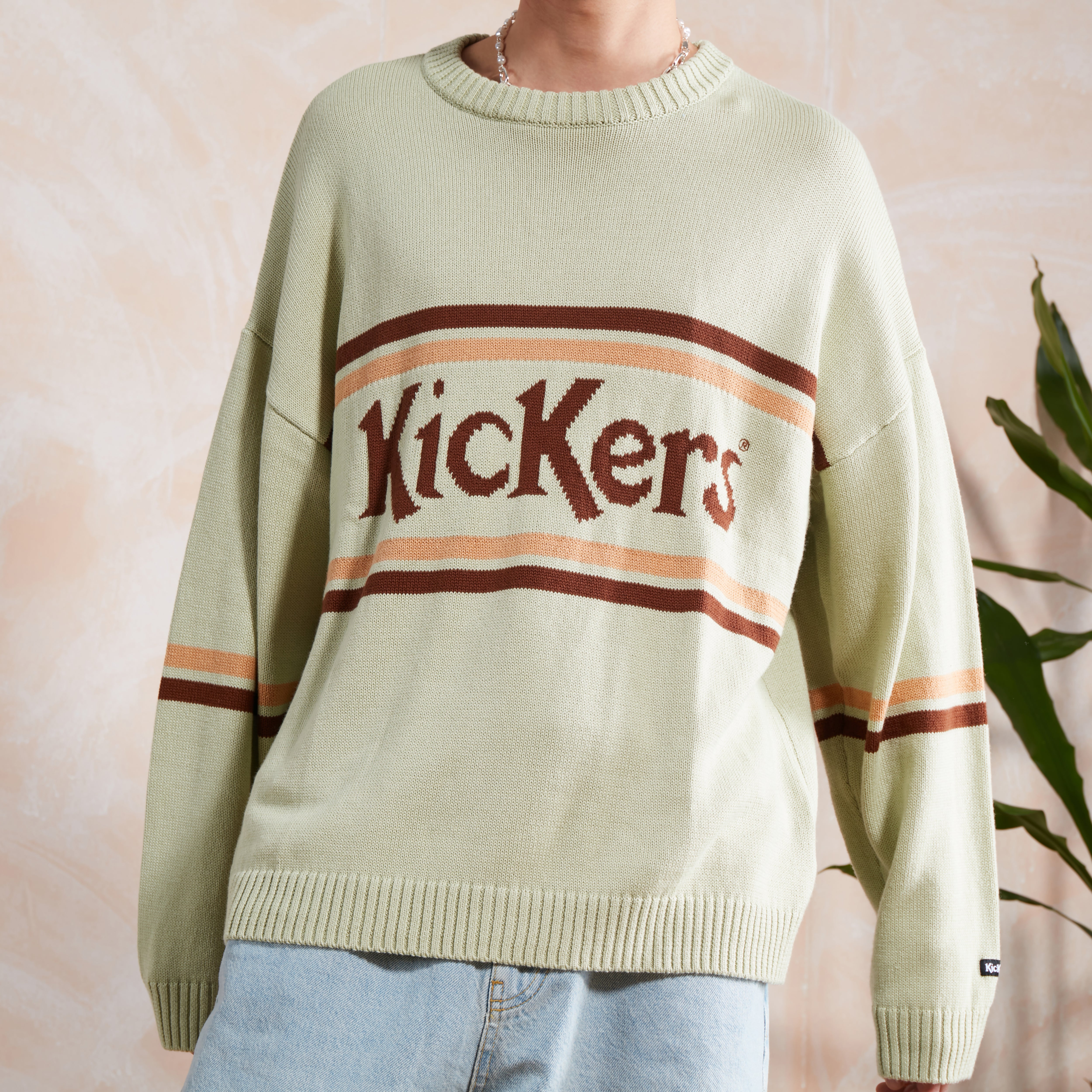 *p(R)ojectR®︎ Logo Knit Sweater Men's Logo Knit Jumper Green