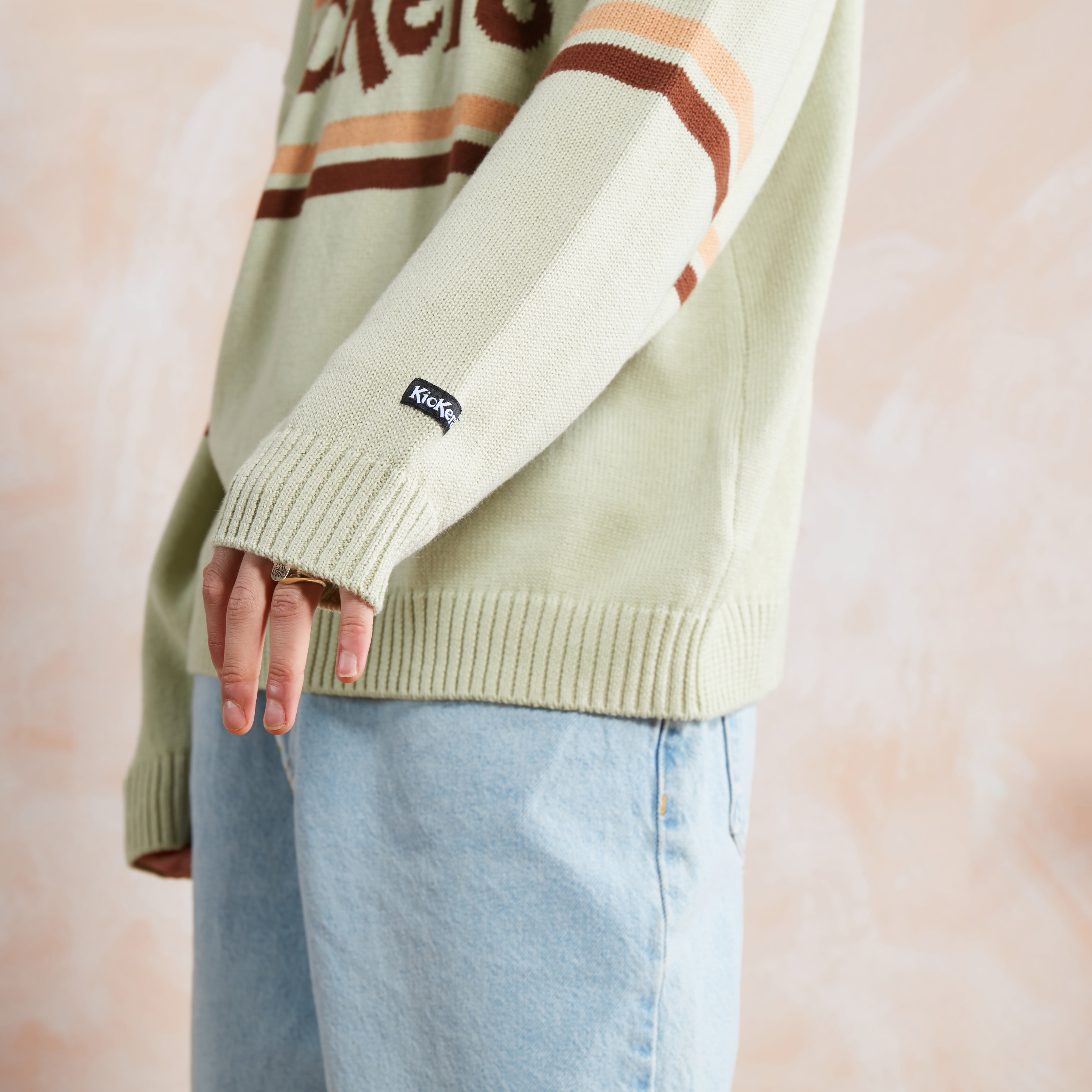 Men's Logo Knit Jumper Green