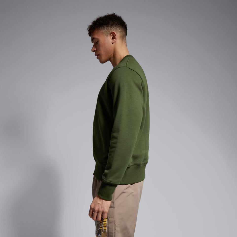 CANTERBURY M CREW NECK SWEAT AM GREEN