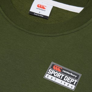 CANTERBURY M CREW NECK SWEAT AM GREEN