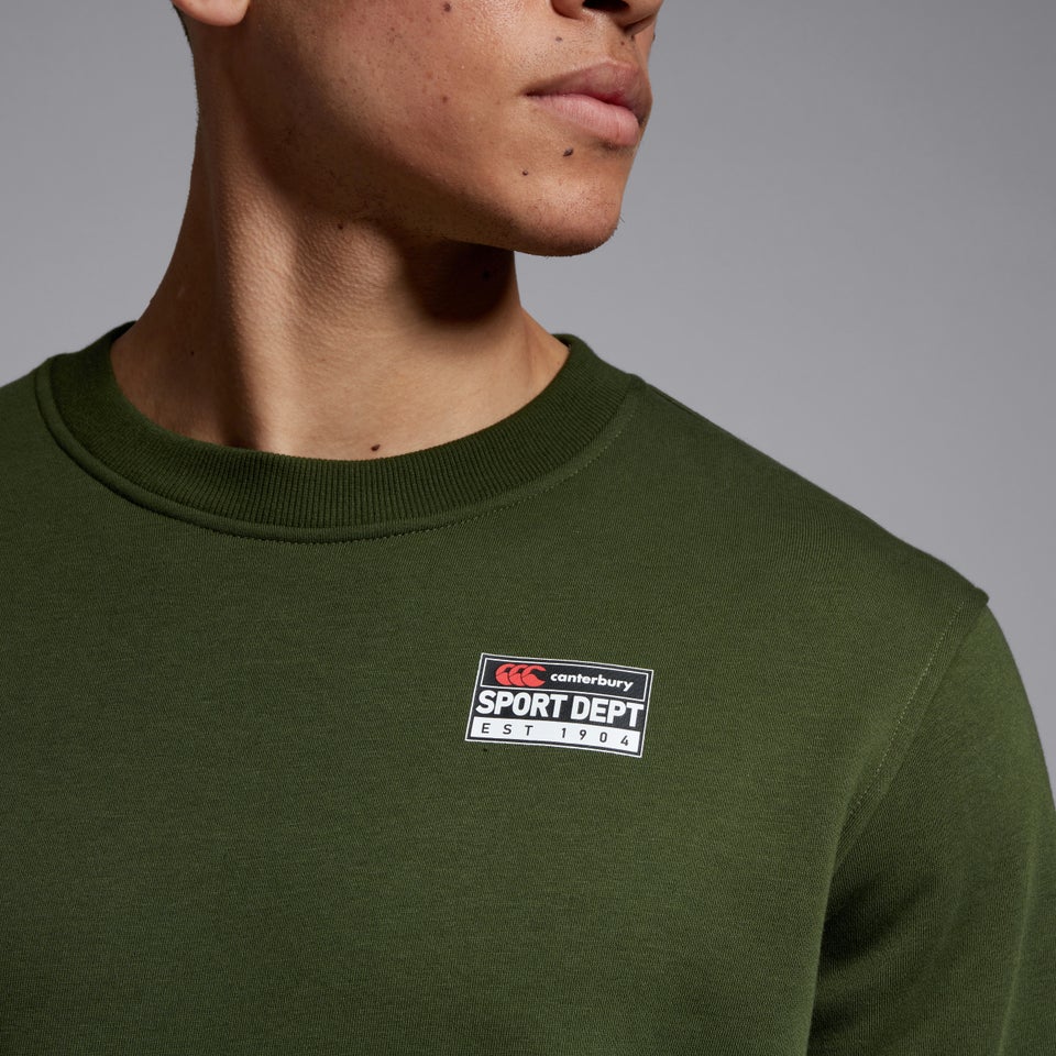 CANTERBURY M CREW NECK SWEAT AM GREEN
